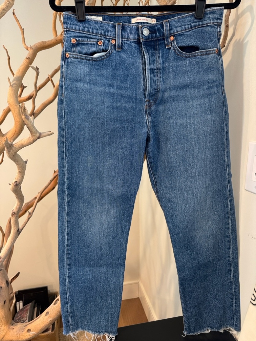 Levi's Blue Straight-Leg Jeans